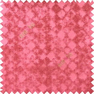 Pink color solid texture finished surface texture gradients geometric dice shapes polyester main curtain